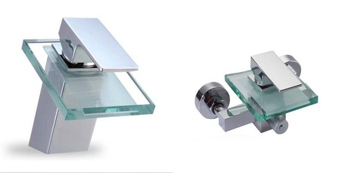 Glas wasserfall armatur - glas,