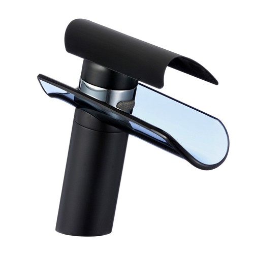 Glas wasserfall badarmatur - glas,
