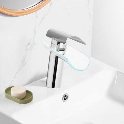 Glas wasserfall wasserhahn - glas,
